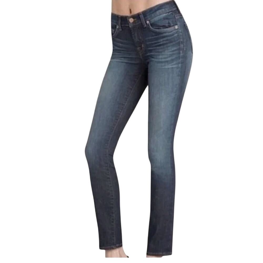 J Brand Skinny Mid Rise Denim Jeans Size 27- Dark Vintage Wash Casual, Y2K